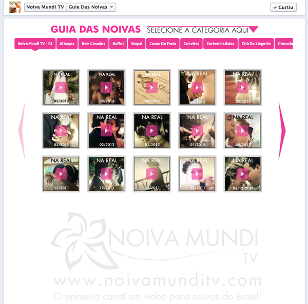 NMTV inovando a comunicação, está em nossa fanpage o Guia das Noivas em vídeo, já assistiu? virou.gr/LTAq6K