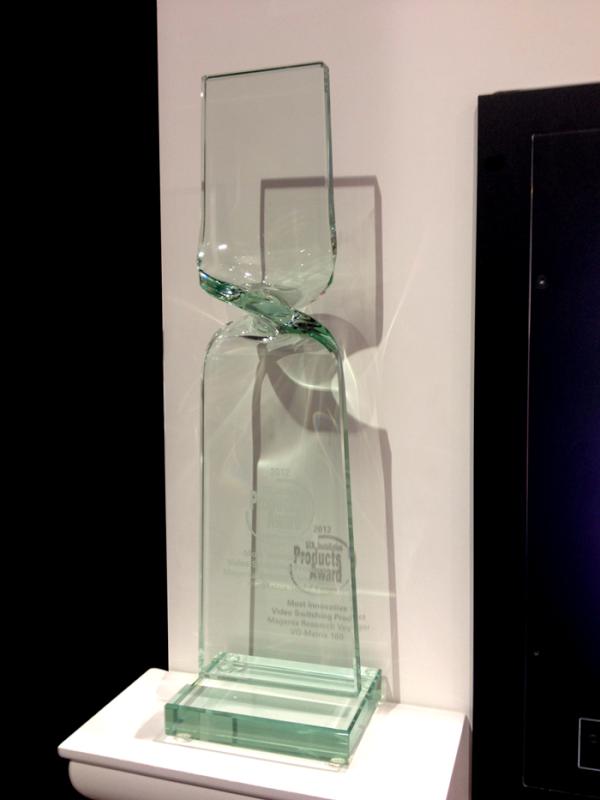 very proud that Magenta's Voyager Series won an SCN Award as Most Innovative Video Switching Product! #InfoComm12