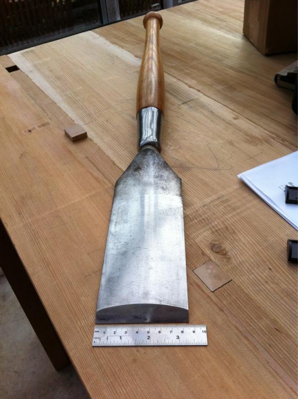 Gsharptools's tweet photo. @ToolKing I think it has to be this beauty. After I've sharpened it, it's just a dream to use #framingchisel #slick http://t.co/mZLSLcqS