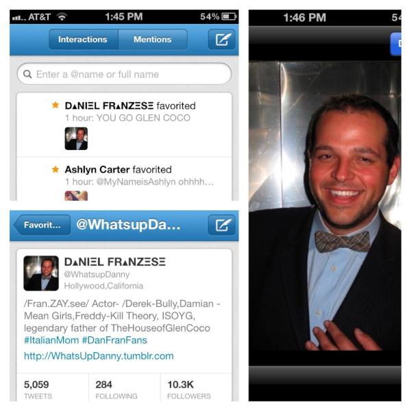 lindseykingrea's tweet image. Soo Damian from #meangirls just favorited my tweet. #fknawesome @WhatsupDanny
