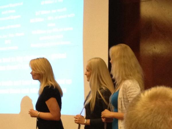 #geekout_ee pretty Estonian girls (and Skype HRs at their promo)