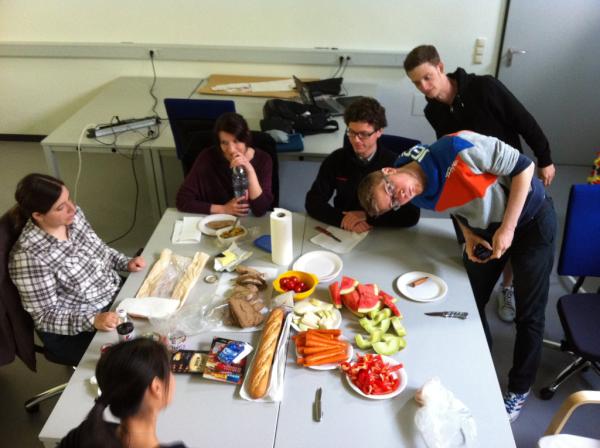 byof's tweet photo. Finally a #byof @mediencampus. Wanna stop by? Food is plenty! [pic] http://t.co/Sg1VNS1y
