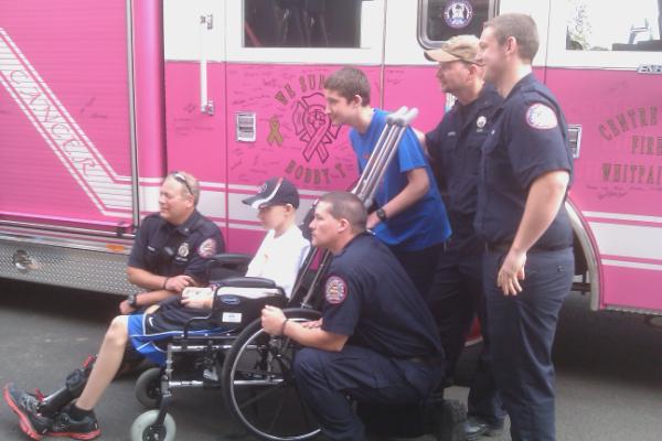 CSFC33's tweet image. Last night Comm. Service Fighting Cancer unveiled Bobby Taggert&apos;s side of Rescue 33 to family &amp;amp; friends at Germ.Acad.