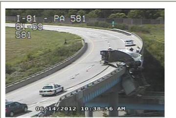 Anyone in PA, stay away from the 581 exit off 81. 81 is shut down both ways... http://t.co/7ZKSDYqs<a href="/tag/happygirl"class="tags"><span>#happygirl</span></a>