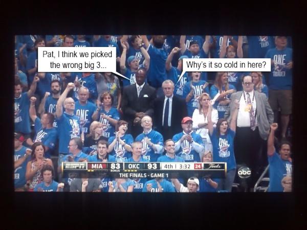 fraternityadv's tweet photo. The Miami Execs were left with questions after game 1. #OKC #ThunderUp! #facepalm http://t.co/z6iY1i2O