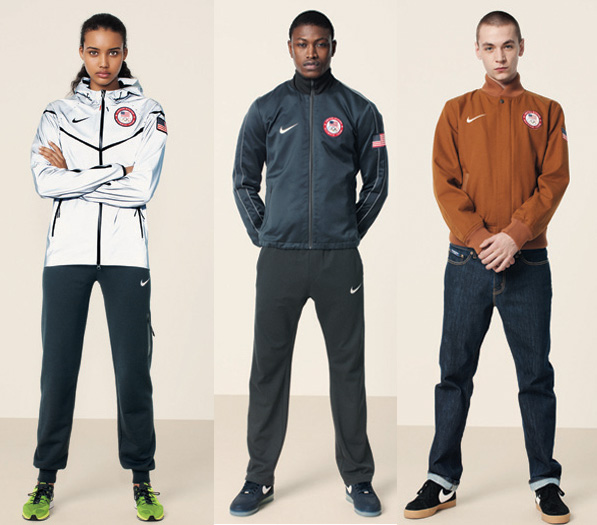 TeamUSA's tweet photo. Check it. 3 looks for #TeamUSA medal stand @nike apparel, all with hidden touches #London2012 http://t.co/5XSzYbQF