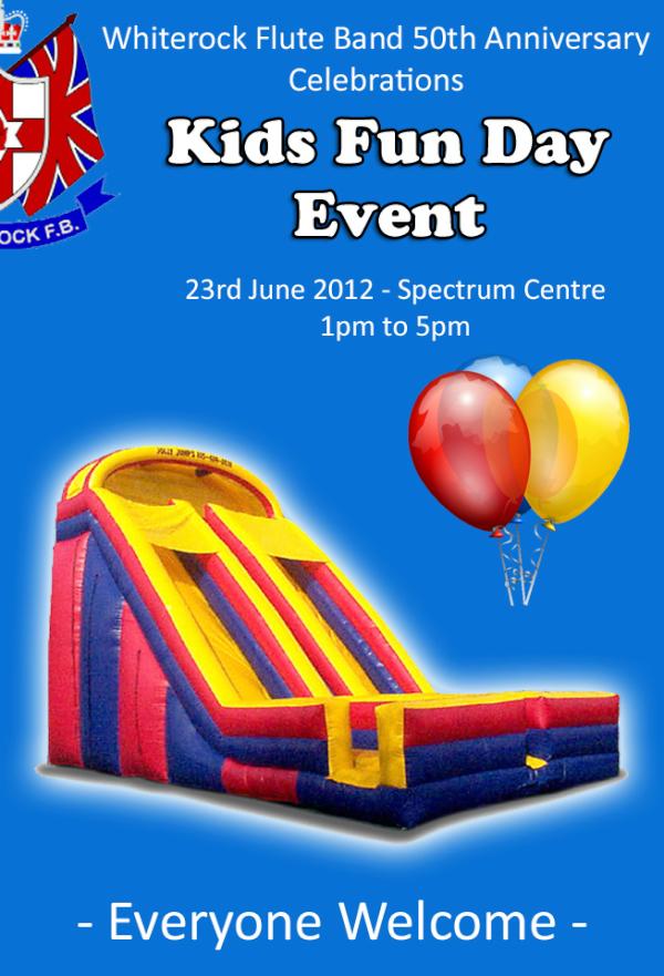 Whiterock50's tweet photo. Childrens Fun Day - Everyone Welcome Please RT @ulsterbands @UlsterBandsNI @bandparades http://t.co/P4xOWmwE