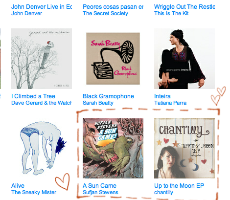 chantillysongs's tweet image. um, so i'm next to sufjan on some @bandcamp chart today.  so close, yet so far...  #musiccrush