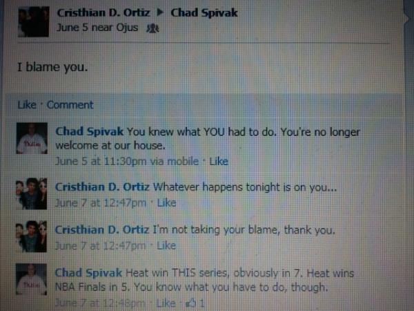 ChadSpivak's tweet image. On June 7th, facing elimination in the ECF, I predicted the EXACT finish for our #HeatChamps.  NBA Champions! #Heat