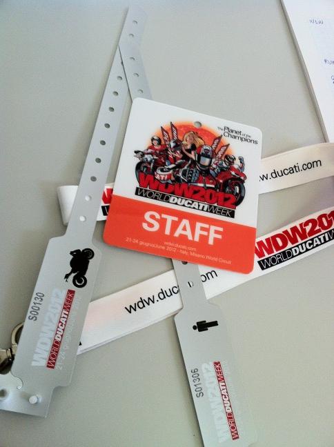 #worldducatiweek passes just arrived...