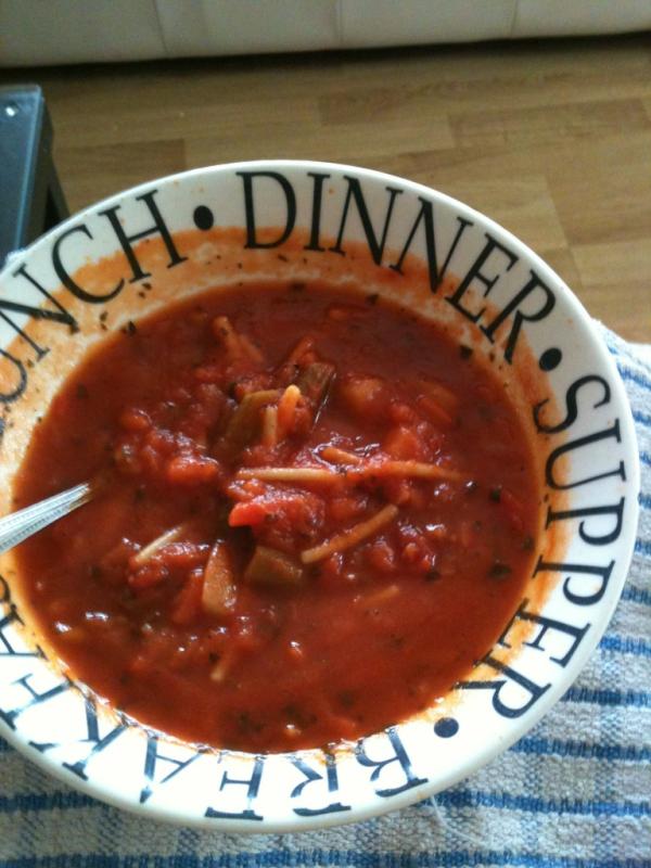 leanaboaro's tweet image. Quite proud of my soup creation... Even if it is just soup. #cookinggenius