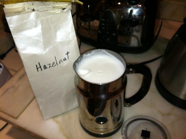katiecouric's tweet photo. This nespresso milk steamer has changed my life! Or at least my mornings! #iliveforcoffee http://t.co/22RZCe4v