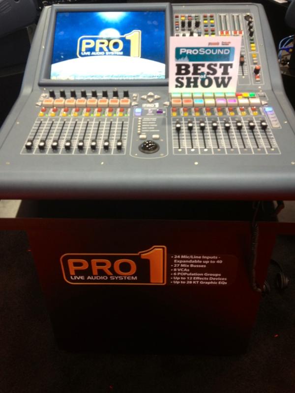 MIDASconsoles's tweet image. The award winning PRO1! And it&apos;s only 3 days old! Thank you Prosound Network!