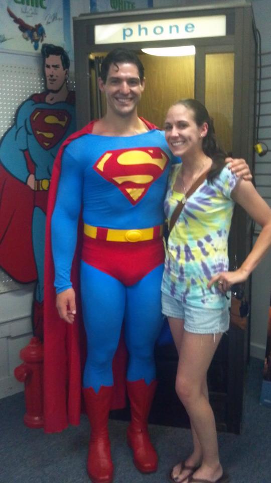 MetroSuperfrien's tweet photo. Me and Metro's own Superman, Josh Boultinghouse! Our annual picture! #MSC2012 #SupermanCelebration http://t.co/9LTCj0Wt