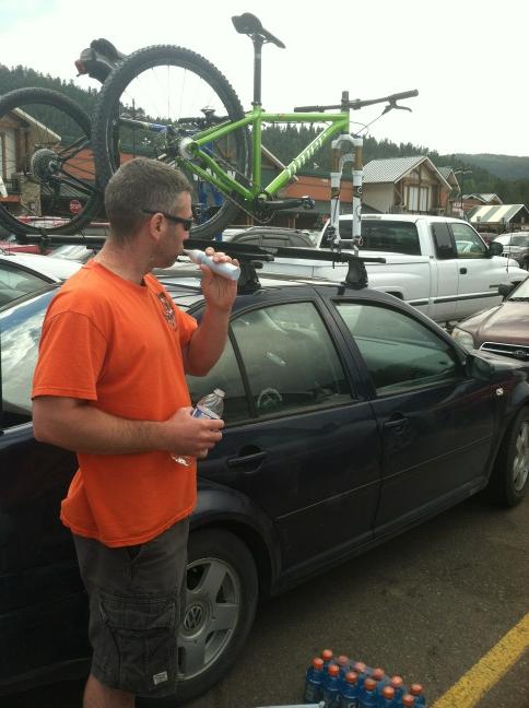 adventureinside's tweet photo. Getting freshened up for #tbex12 http://t.co/jksfQ53m