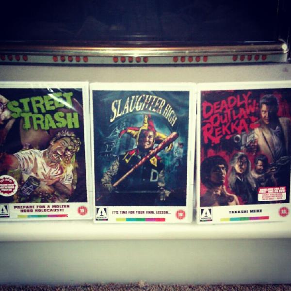 BilloJones's tweet photo. @ArrowFilmsVideo Stoked at what come thru the mail this morning. Just what I needed after such a mental week! http://t.co/bxkcF4Hp