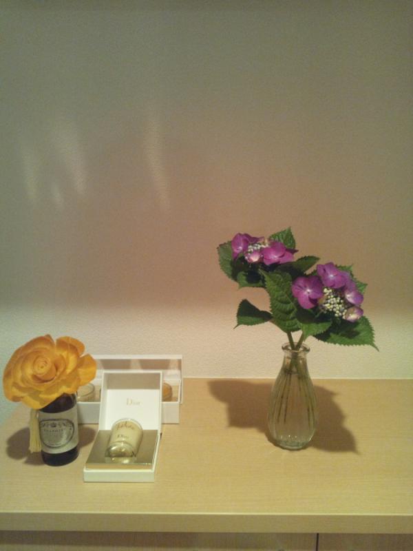 00000514's tweet photo. 紫陽花飾った(*^^*)
花言葉は「移り気・傲慢」だってさ～!! http://t.co/weMv9RIT