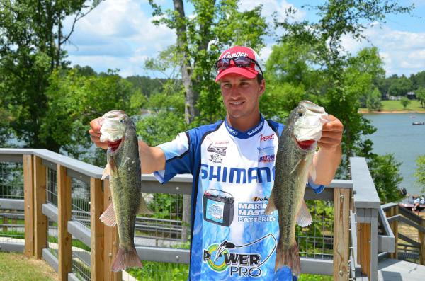 Landed in top 10 after a couple tough days on Kerr. Hoping for a full bag today