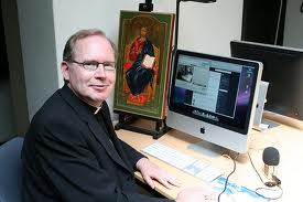John setting everything up earlier today at #iec2012 #NearlyAsGoodAsHimself