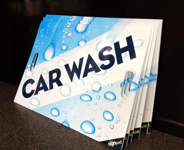 theSignPad's tweet photo. Hey #yyj #victoriabc , do you need FREE car wash signs for your community car wash? We let you borrow them for free :) http://t.co/Kh8xHgWr