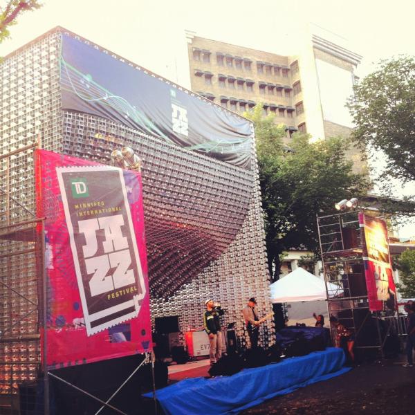 WinnipegLIVELOV's tweet image. Soundchecka at the Cube for Alfa  #jazzfest #jazzwinnipeg #wpgjazzfest