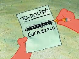 JacquismDuckie's tweet image. To-do list: #cutAbitch. 👿😜