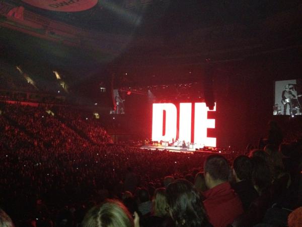 At Bryan Adams concert 
Overall very good but way to mellow