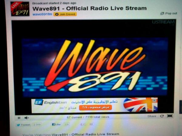 heiresslie's tweet image. Streaming live! All the way from Doha! #wave891 @wave891fm