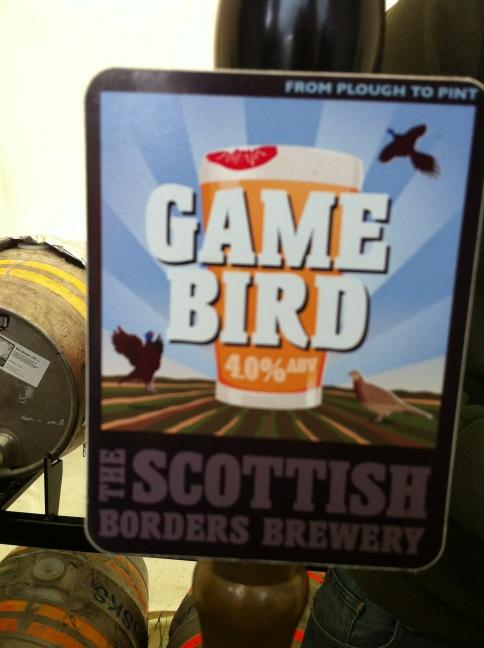 <a href="/scotbordbrewery/">John Henderson</a> Game Bird is the best pint <a href="/BordersBookFest/">Borders Book Festival</a> #bordersbokfest #pintsandbooks