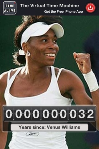 TimeAliveApp's tweet image. Happy Birthday Venus Williams - #TimeAliveApp ow.ly/a5kcC