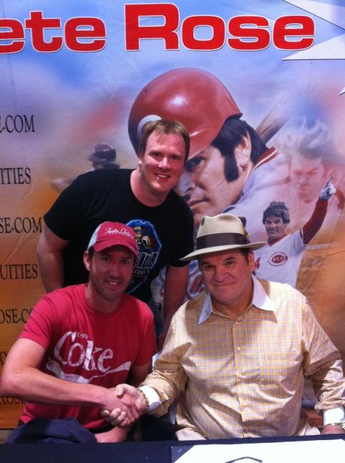 abundschuh's tweet photo. Pete Rose at Caesars http://t.co/wjHmQlA9