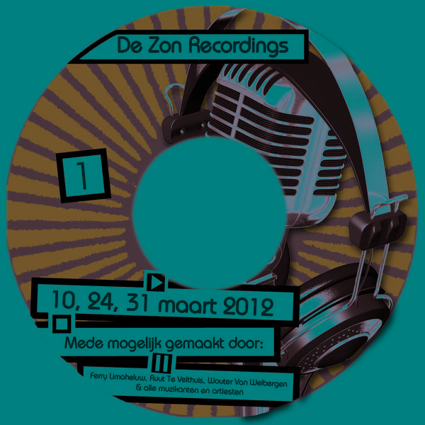 CD #deZonRecordings. Artiesten uit de Hof. Wij deden de vormgeving. Geslaagd project, goed doel. tk: de Zon in Goor!