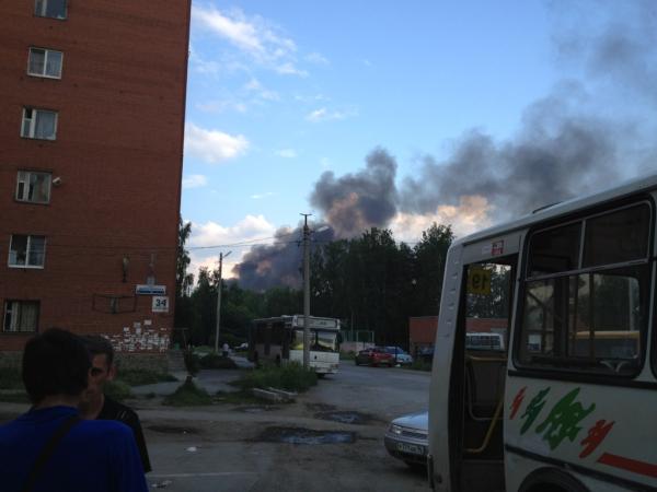 Staskru's tweet image. На Химмаше что то горит