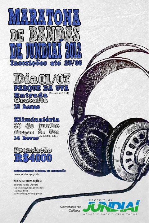 juventudejdi's tweet photo. Inscrições para a Maratona de Bandas até o dia 25/06 E pela primeira vez com prêmio de R$4.000,00 - http://t.co/pEh3dNhV