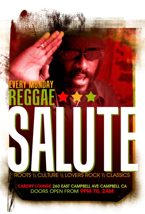 Tonight - REGGAE SALUTE - @CardiffLounge w/ dj's <a href="/djhenroc/">DJ Henroc</a> <a href="/goldenchyld/">-gøłdęńçhyłd-</a> and Polo. Muisc at 9pm - no cover!