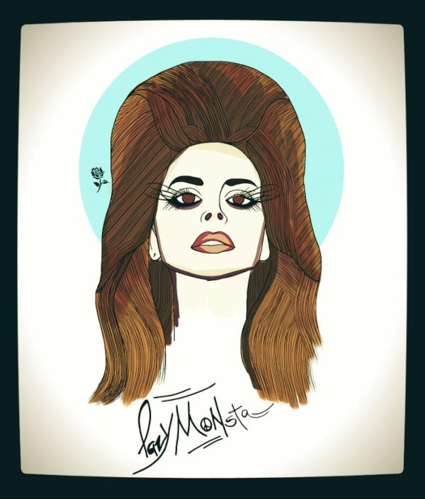 LazyMonsta's tweet photo. Lana Del Rey - Dark Paradise. http://t.co/QrZ9bcvA