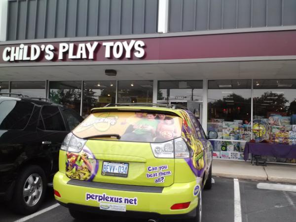PerplexusTour's tweet image. The #perplexuslexus at Barstons Child&apos;s Play in #McLean VA. We are here until 6, come and try the #superplexus