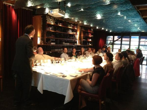 CommsLoft's tweet image. Kicking off the @RobertMondavi wine tasting at the fantastic @bluewatercafe. Everything looks amazing! #meetingmark