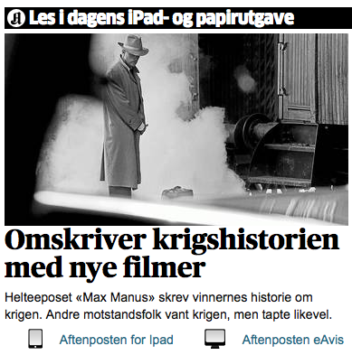 Ekkofilm's tweet photo. Les om "Mysteriet Holst" i dagens papirutgave av #Aftenposten http://t.co/O2AbPNbH