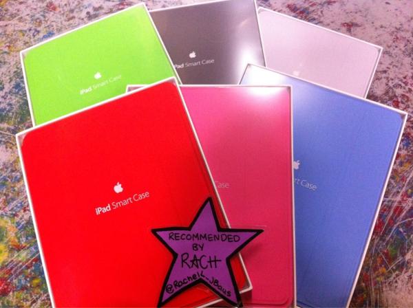 RachelL_JBaus's tweet photo. New #apple smart cases! Covers front&amp;back of #ipad! $59 @JBMirandaNSW @JBHiFi @carney88 
4/5 smile rating :) :) :) :) http://t.co/hzWSVZUy