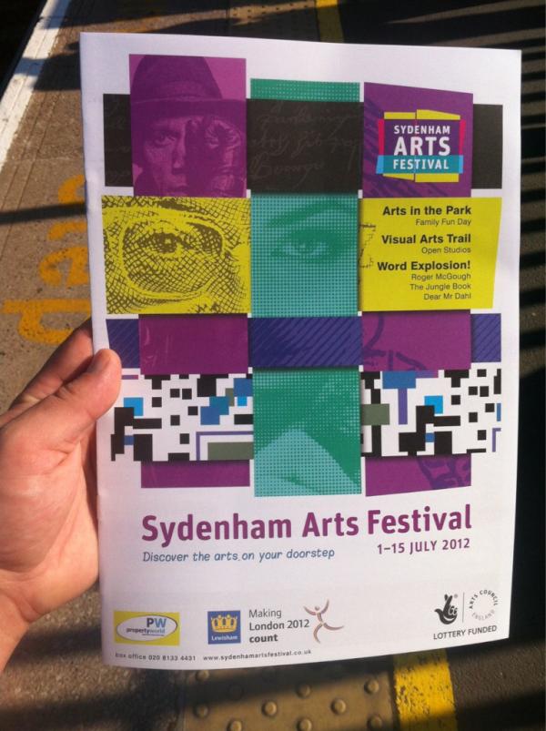 Sydenham Arts Festival | 1-15th July | sydenhamartsfestival.co.uk - line up looking great!