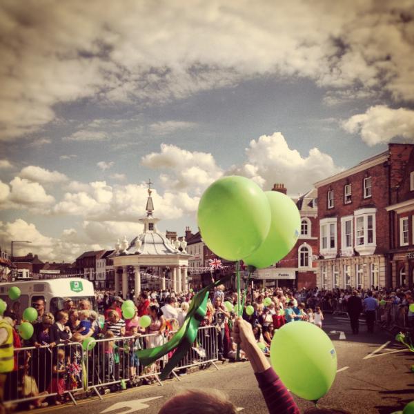 stationerybox's tweet photo. Who was in #beverleytown yesterday for the #olympictorch ?? We were! Atmosphere was super!! http://t.co/qVa9yVss
