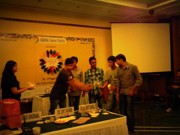 JigsThanki1987's tweet image. Congrates @patel8490 and their team members for Got 2nd Rank at HACK 2012, India Habitat Center, #NewDelhi #Googlehack