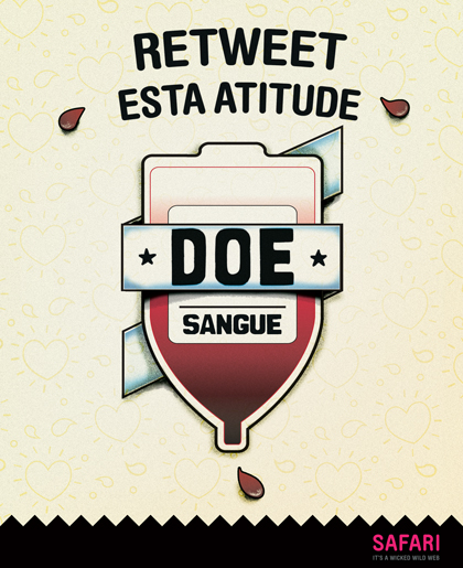 safarito's tweet photo. Nossa campanha interna para doação de sangue: Retweet esta atitude! http://t.co/5La4wXmf