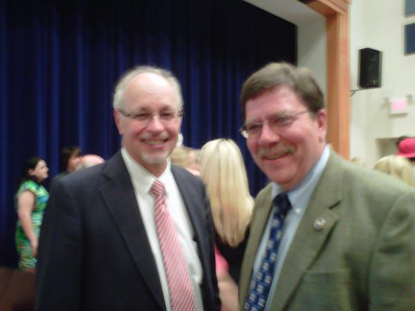 With Rep. Ramsey at Gov's bill signing at Pellissippi State. Great things happening for TN's Children!