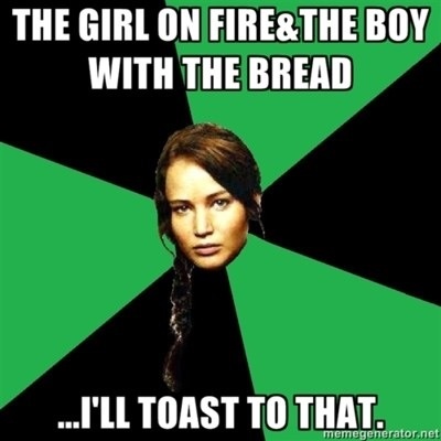 LOLhungergames's tweet image. I'll toast to that. #hungergames