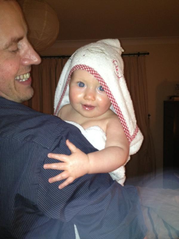 Bathtime baby! :)
