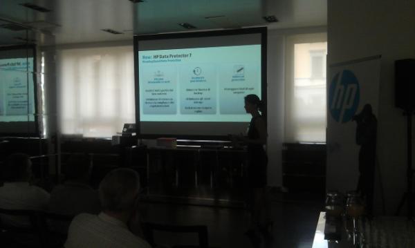 HPE_Italy's tweet image. RT @magi_hp: @HPConvergeIT Barbara Rovescala spiega la meaning based data protection con HP DataProtector 7.0 #HPBackup