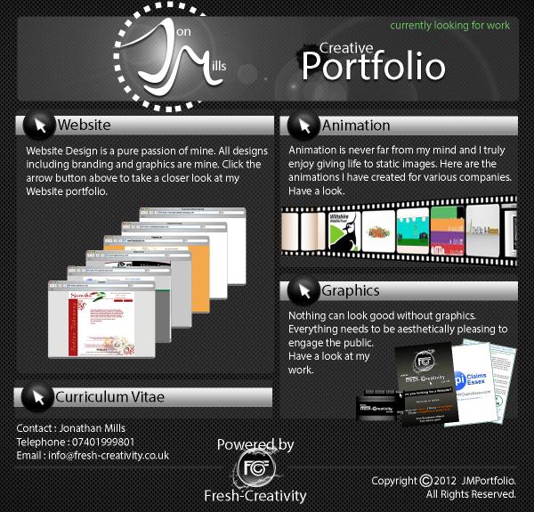 CreativityFresh's tweet image. A little something I have been working on today #webdesign #graphics #portfolio | Let me know your thoughts...