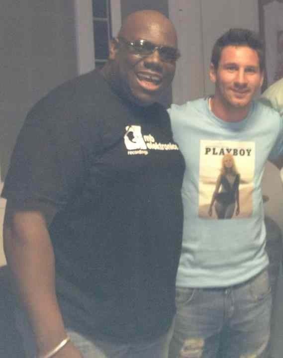 Marc1701303's tweet photo. @Carl_Cox and Lionel Messi at @SpaceIbiza best disco in the world! http://t.co/OIeFCkGt